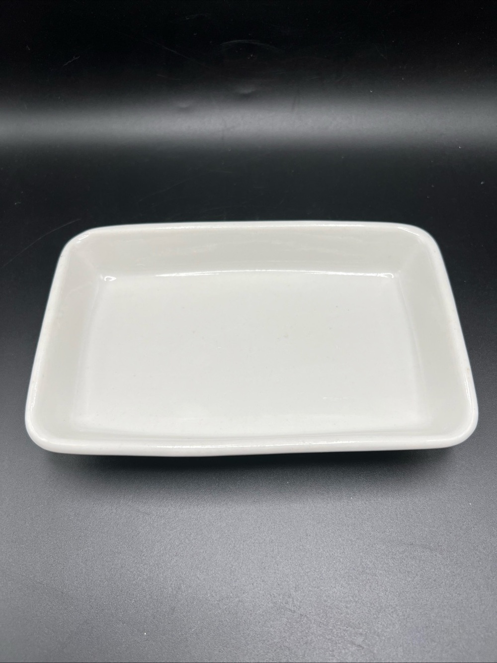 Vintage Sterling China Restaurant Ware Small Baking Dish White E Liverpool Ohio